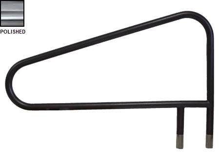 Global Pool Products - Classic 3 Bend Welded Brace Polished Handrail .065